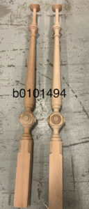 Houten balusters